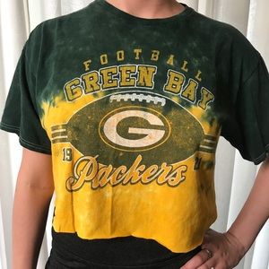 Green Bay Packers Vintage Crop